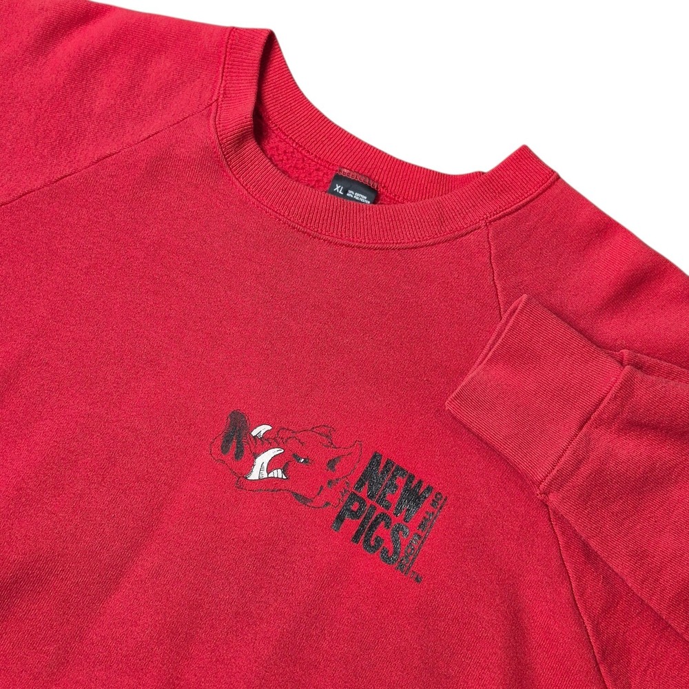 VTG Screen Stars Womens XL Arkansas Razorbacks Sweatshirt Made in‎ USA 1990